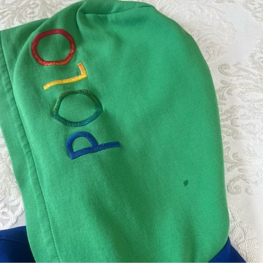 Polo Ralph Lauren Boys Color Blocked Full Zip Hoodie Jacket Size Large 14-16 - Picture 5 of 10